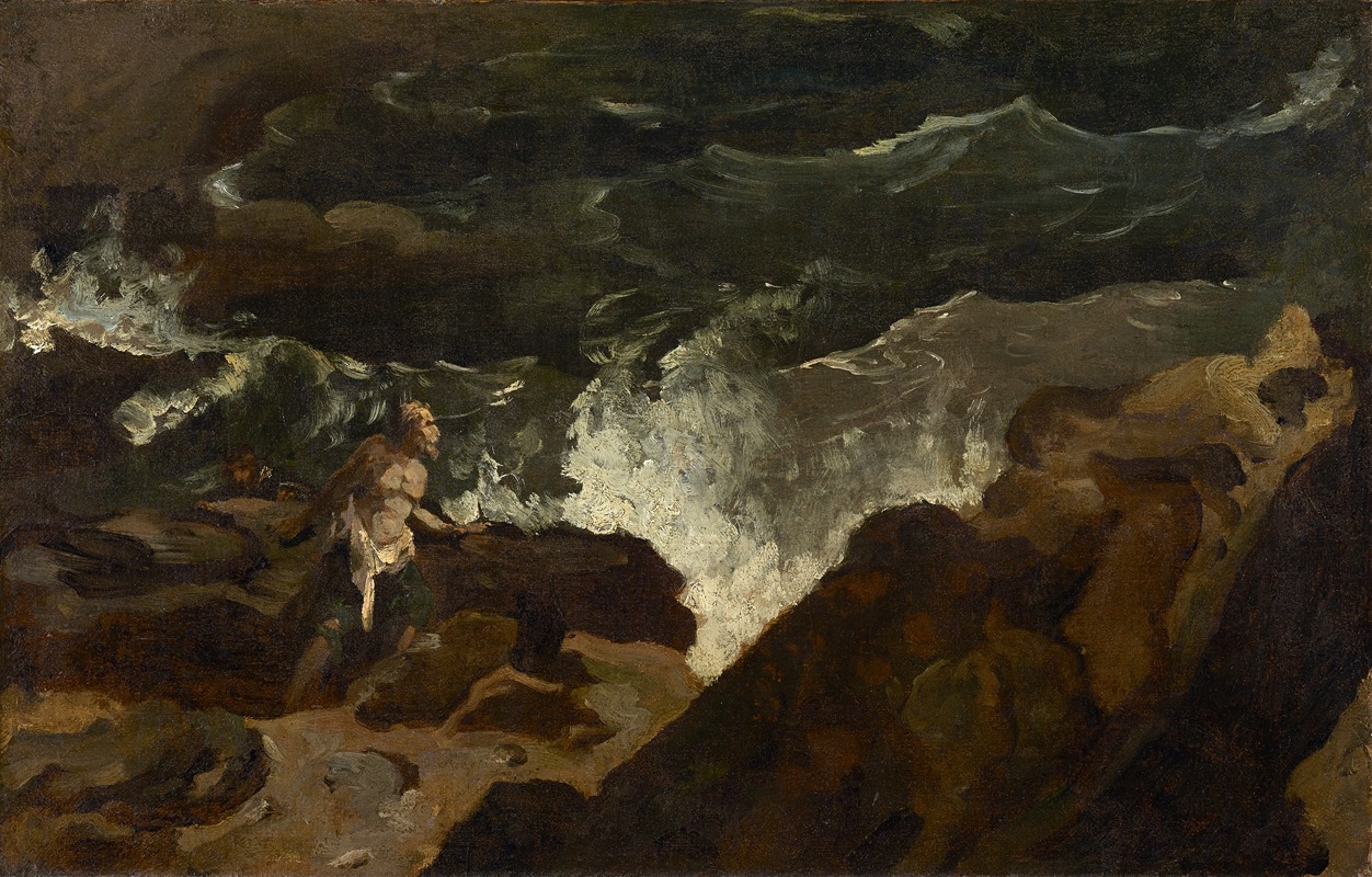 Théodore Géricault - Shipwrecked on a Beach (The Tempest)