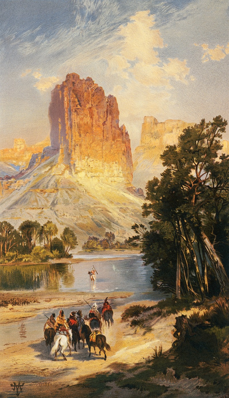 Thomas Moran - Cliffs of the Upper Colorado River, Wyoming Territory