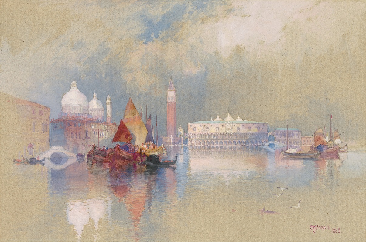 Thomas Moran - View of Venice