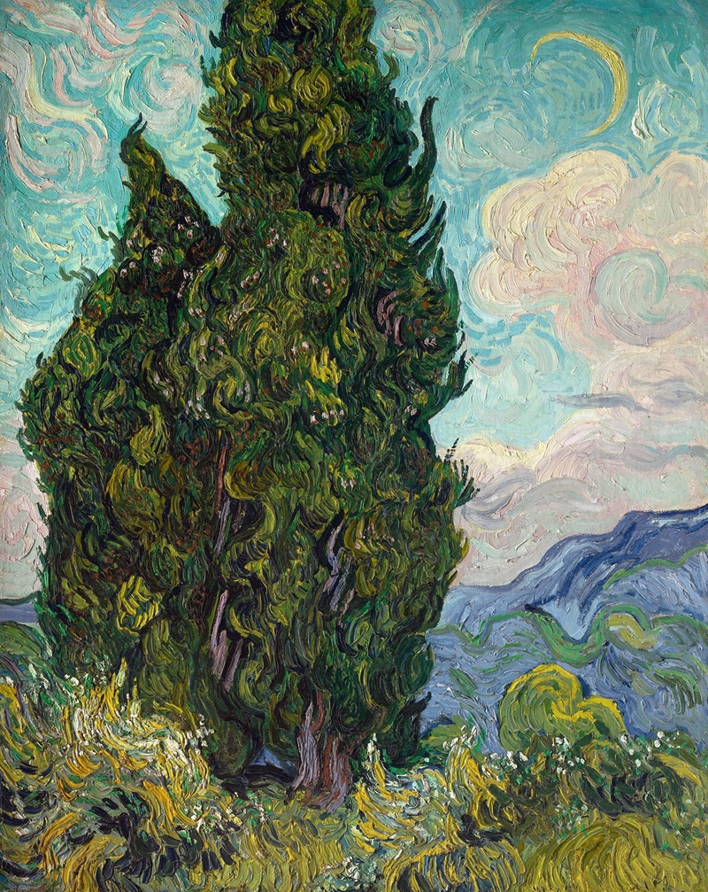 Vincent van Gogh - Cypresses