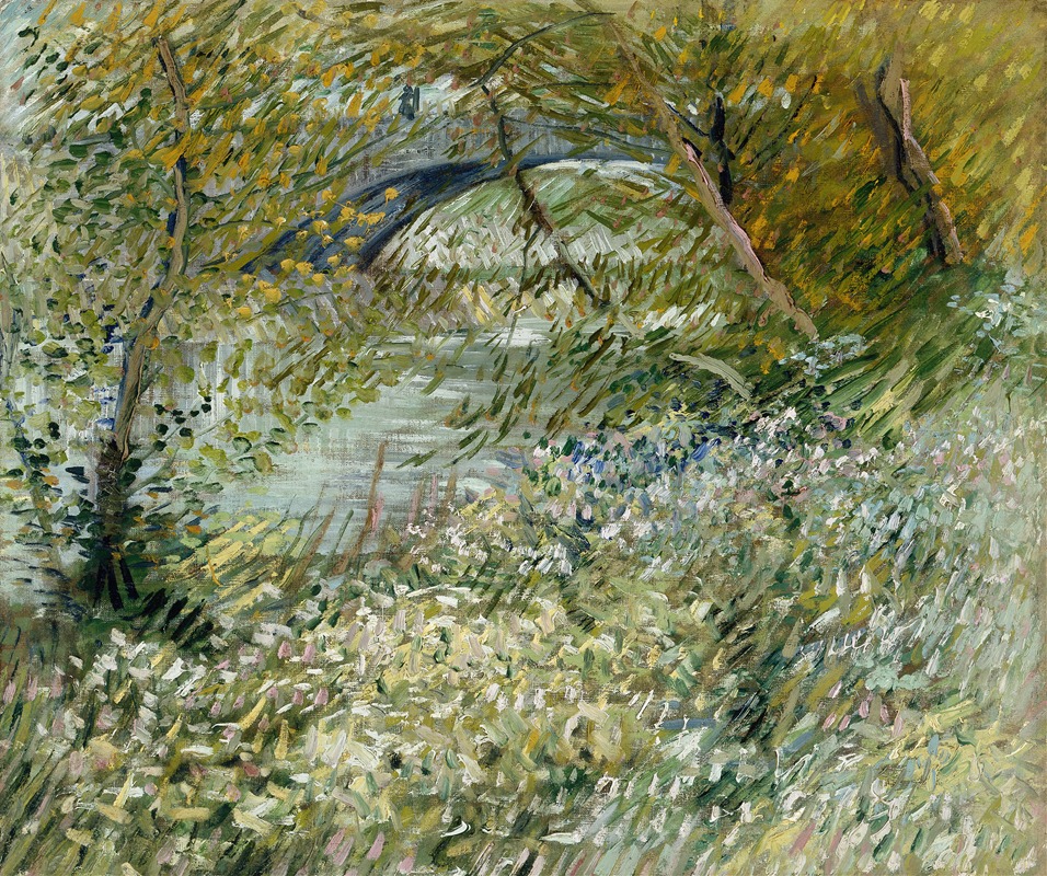 Vincent van Gogh - River Bank in Springtime
