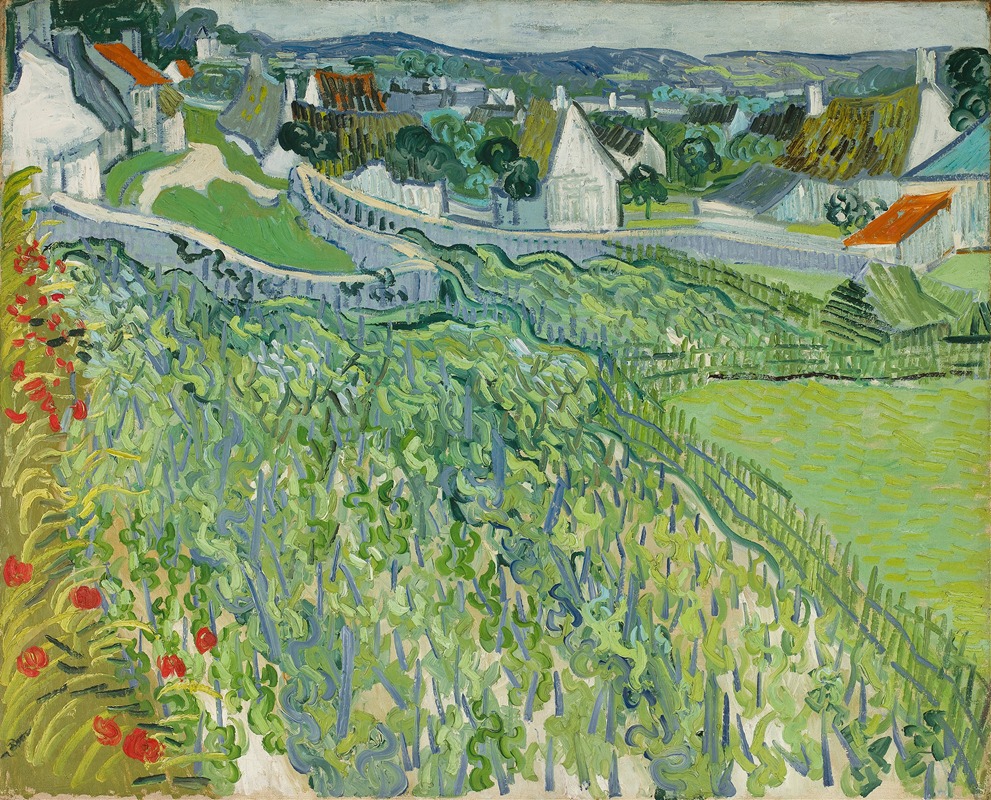 Vincent van Gogh - Vineyards at Auvers