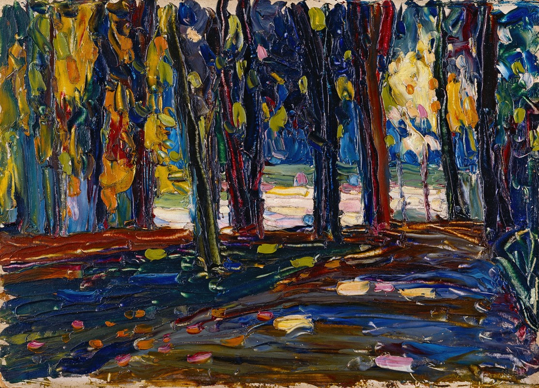 Wassily Kandinsky - In the park of St. Cloud – Fall II