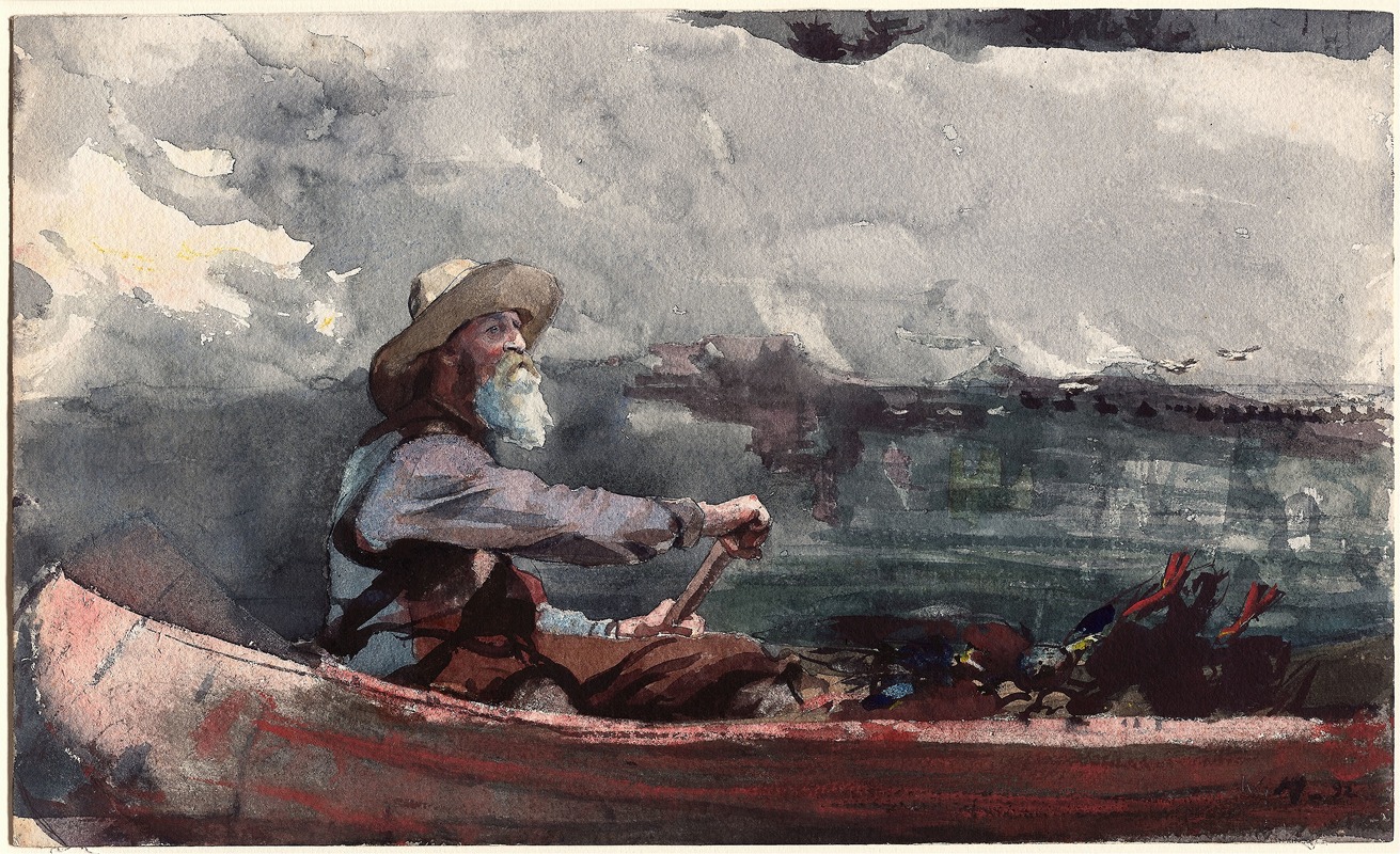 Winslow Homer - Adirondacks Guide