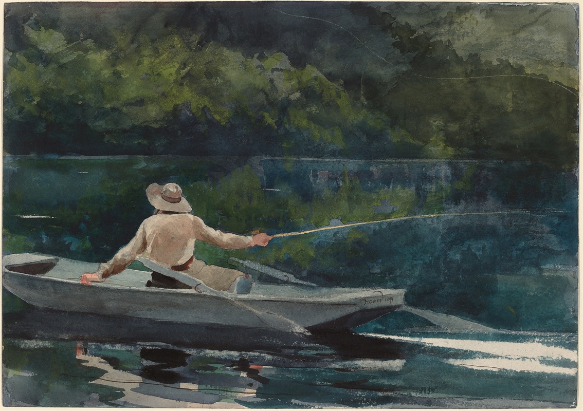 Winslow Homer - Casting, Number Two