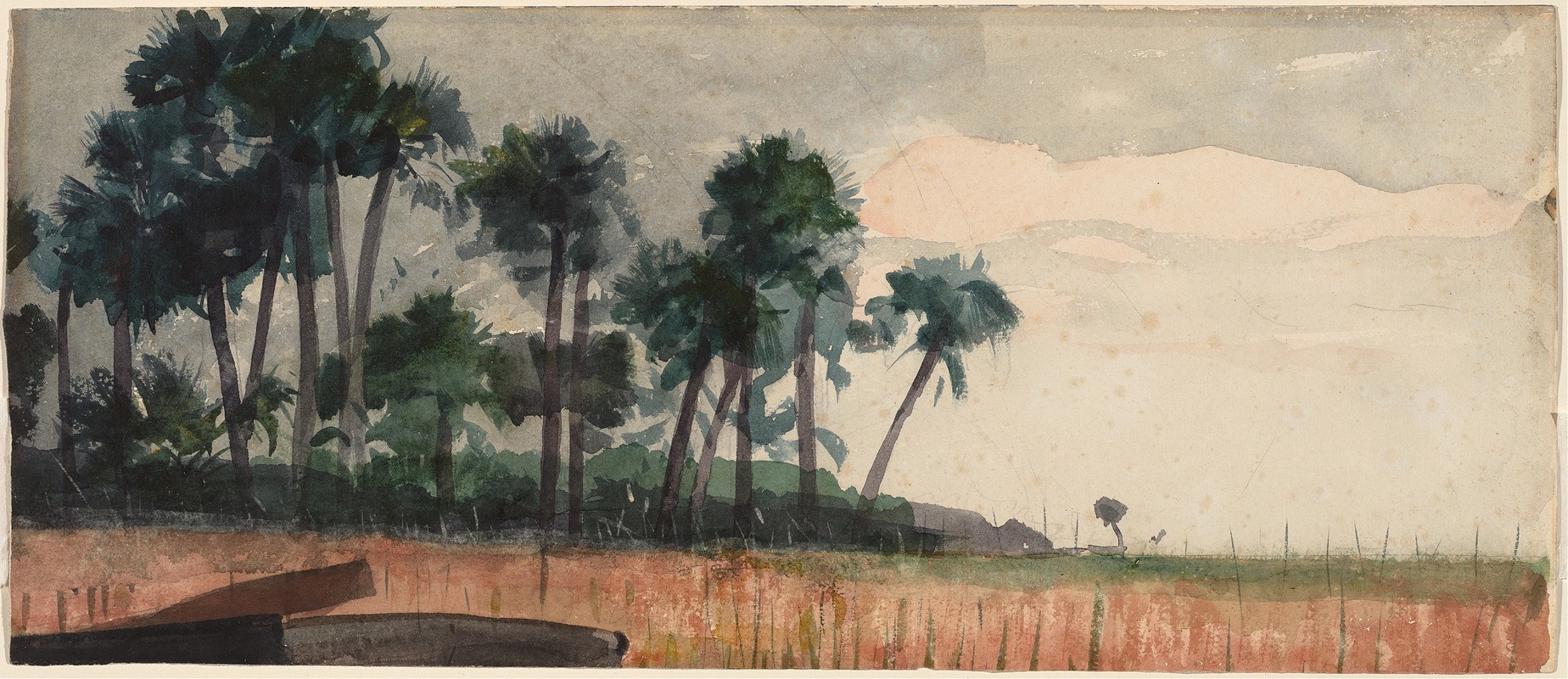 Winslow Homer - Palm Trees, Red