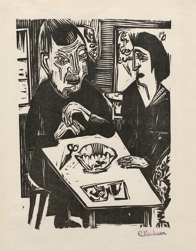 Ernst Ludwig Kirchner - Old Woman and Young Woman