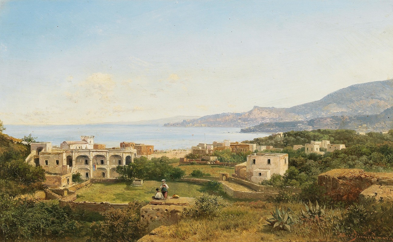 Albert Zimmermann - Scene On Ischia
