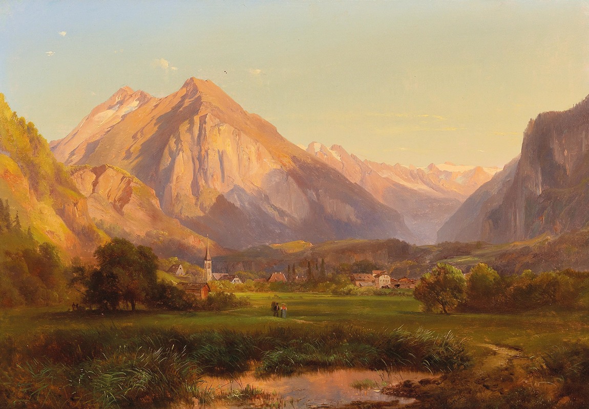 Anton Hansch - Alpine Landscape
