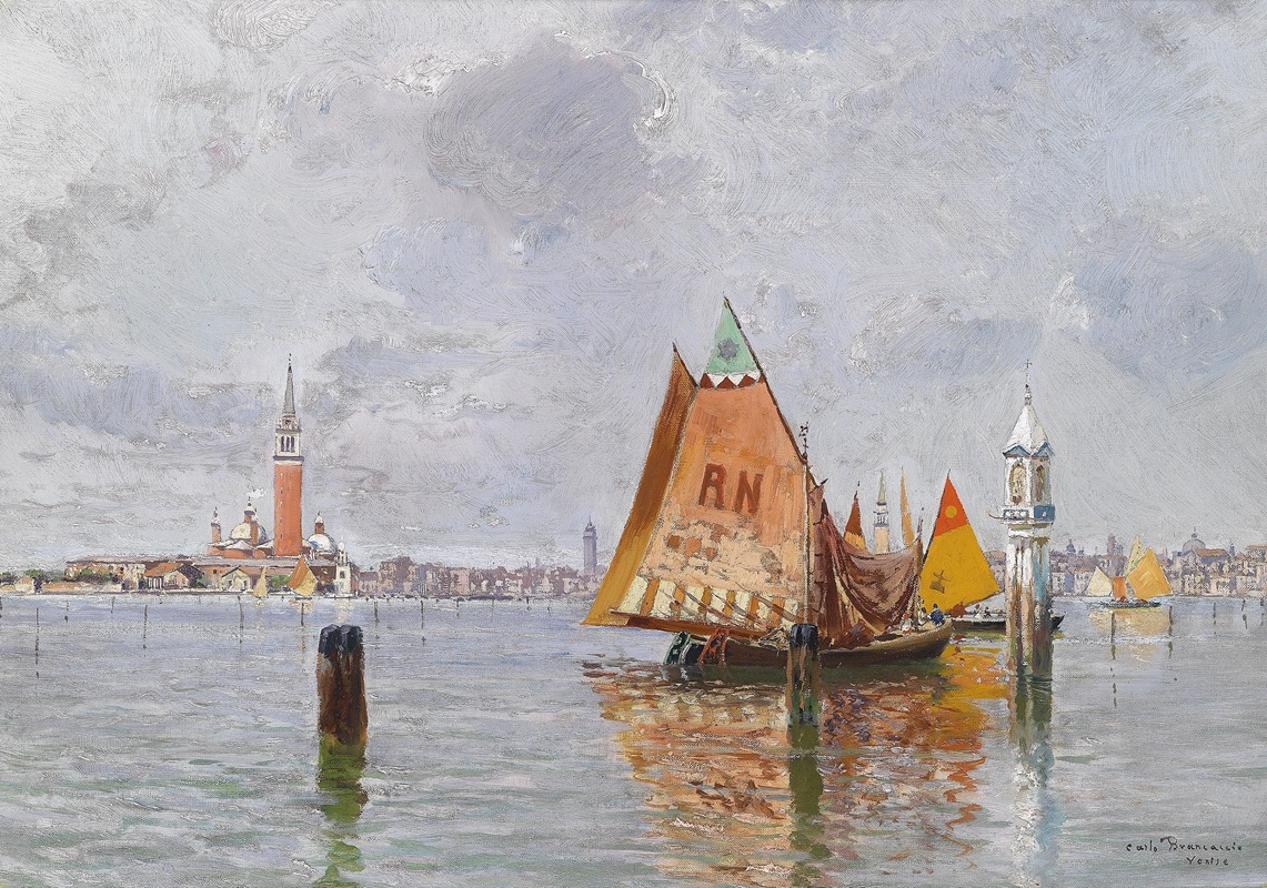 Carlo Brancaccio - Fischerboote In Der Lagune Von Venedig
