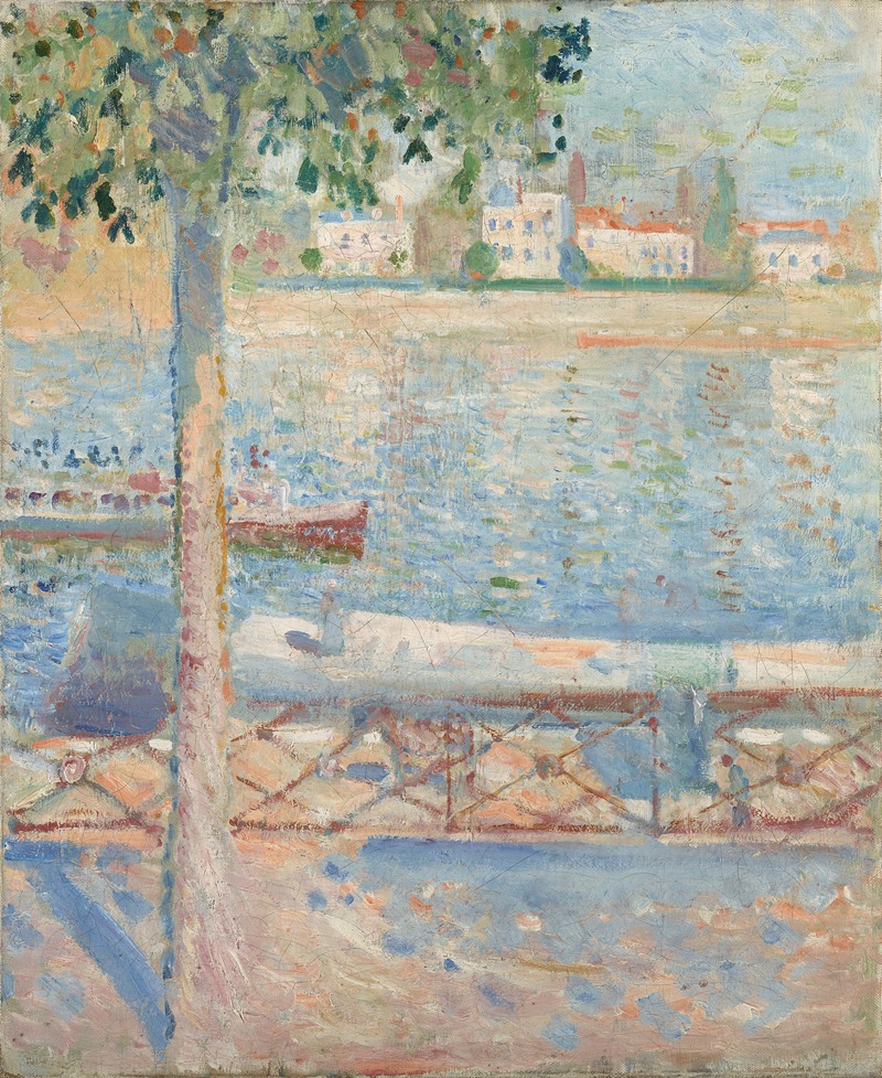 Edvard Munch - The Seine At Saint-Cloud