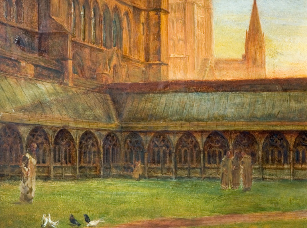 Edward Richard Taylor - Lincoln Cathedral – The Cloisters