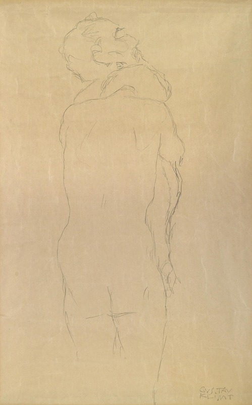Gustav Klimt - Adam und Eva Studie