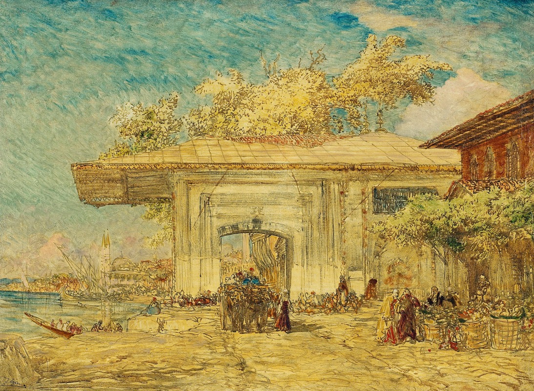 Félix Ziem - Constantinople, Le Kiosque Des Janissaires