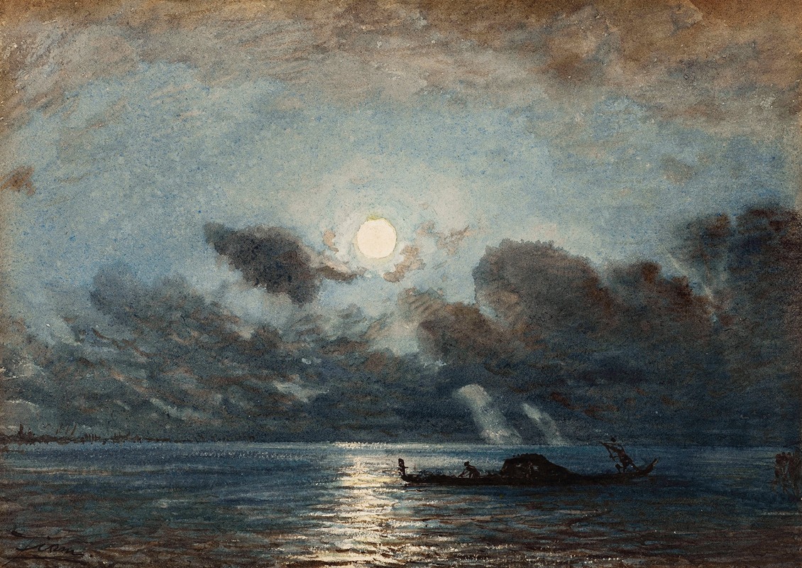 Félix Ziem - Venise, Clair De Lune