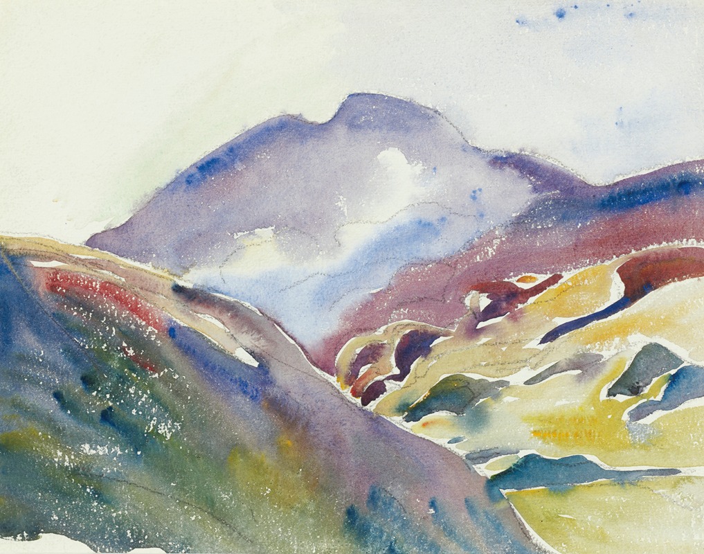 Giovanni Giacometti - Alpine Landscape (Upper Engadin)
