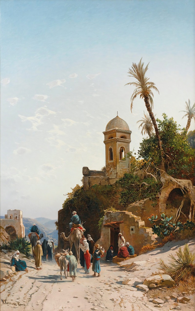 Hermann David Salomon Corrodi - On The Road To Jerusalem