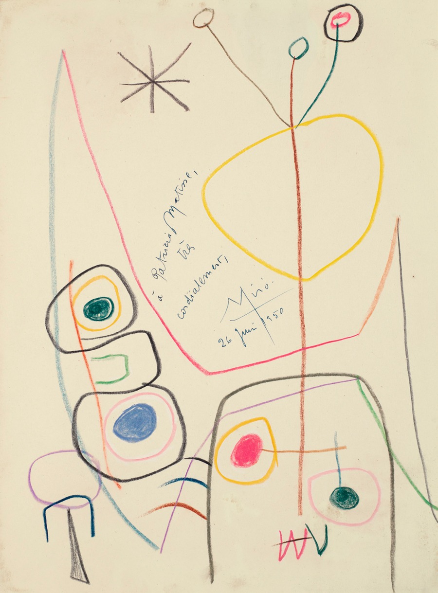 Sans titre by Joan Miró Artvee