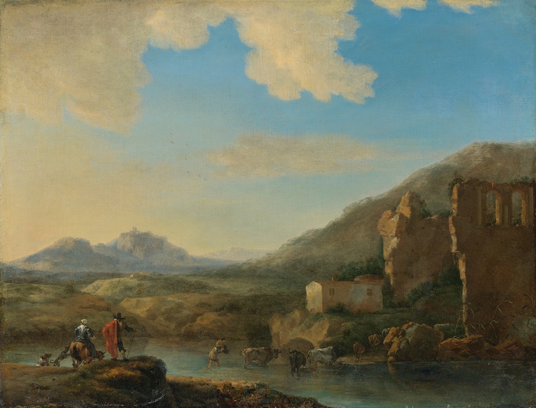Jan Asselijn - Mountainous Landscape