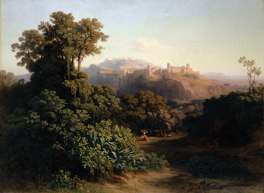 Johann Jakob Frey - Landscape Near Granada