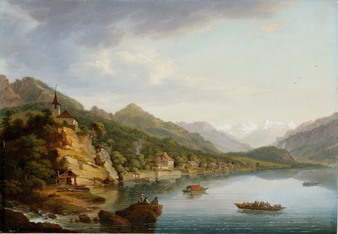 Johann Ludwig Aberli - Brienz And Lake Brienz