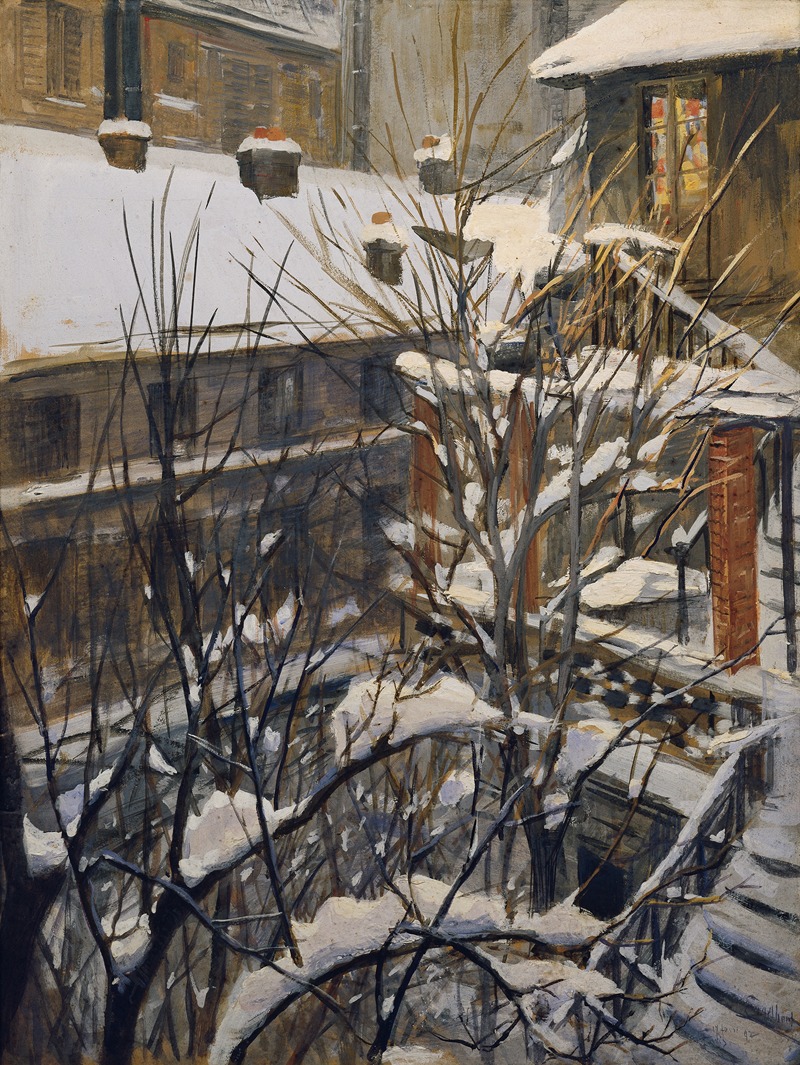 Josef Engelhart - Blick Aus Meinem Fenster