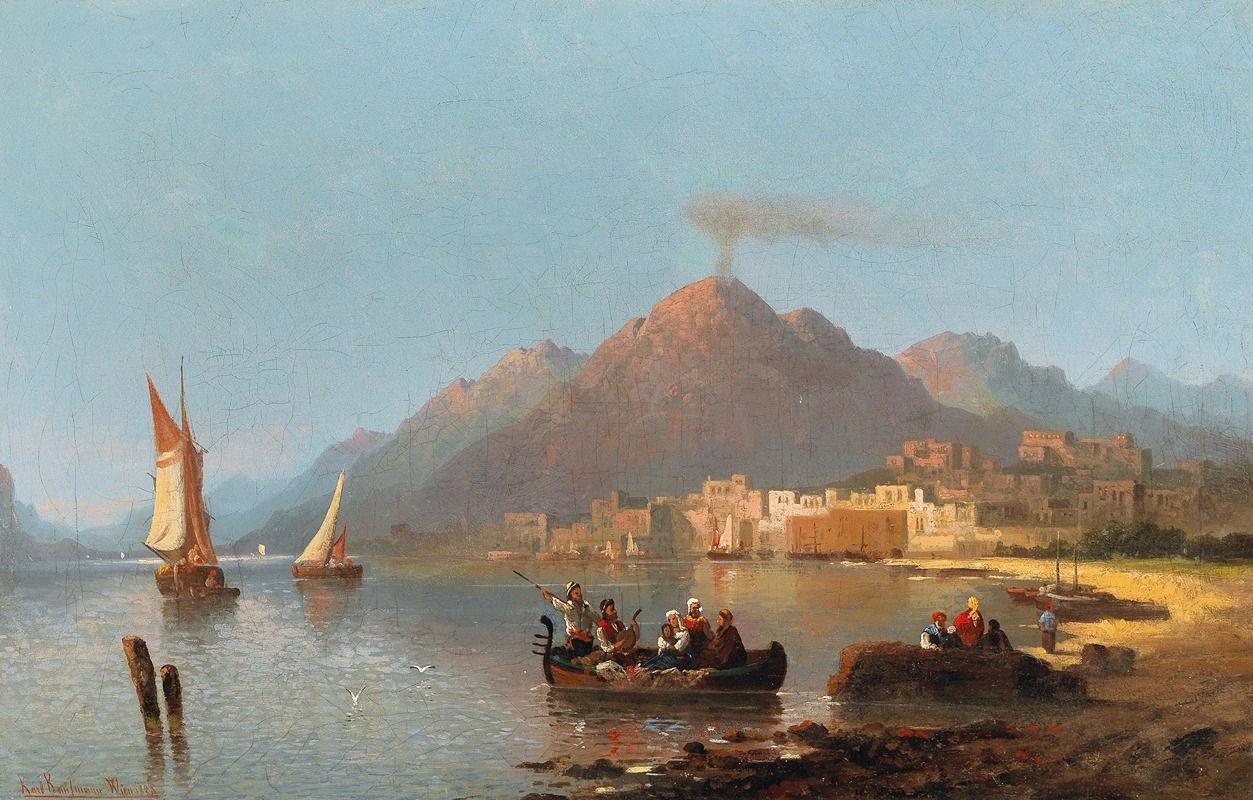 Karl Kaufmann - View Of Vesuvius