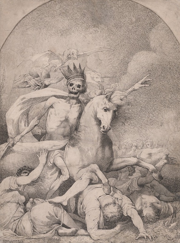 John Hamilton Mortimer - Death on a Pale Horse