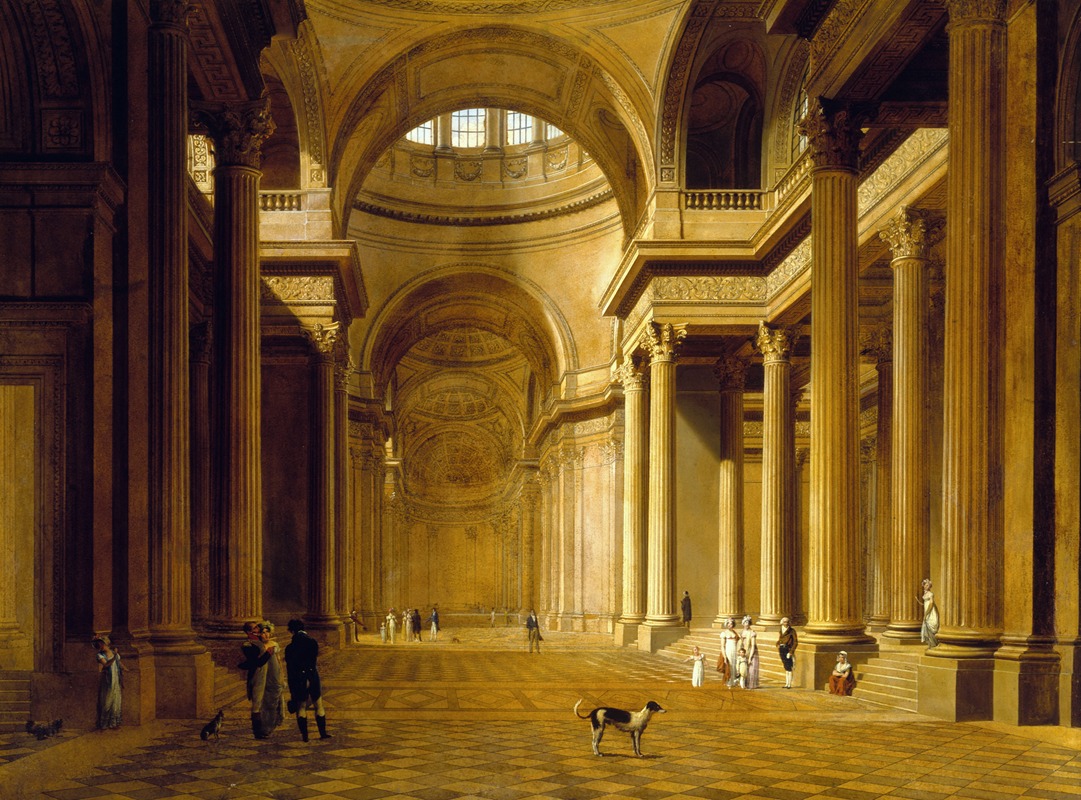 Louis Léopold Boilly - Vue Intérieure Du Panthéon