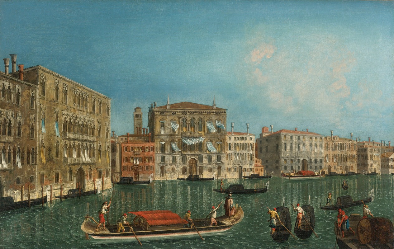 Michele Marieschi - The Grand Canal, Venice, With Palazzo Foscari And Palazzo Balbi