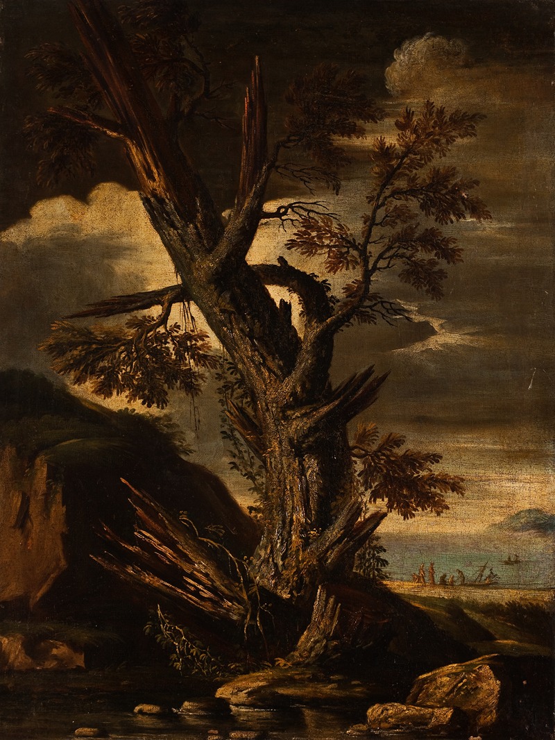 Pietro Montanini - A Tree Struck By Lightning
