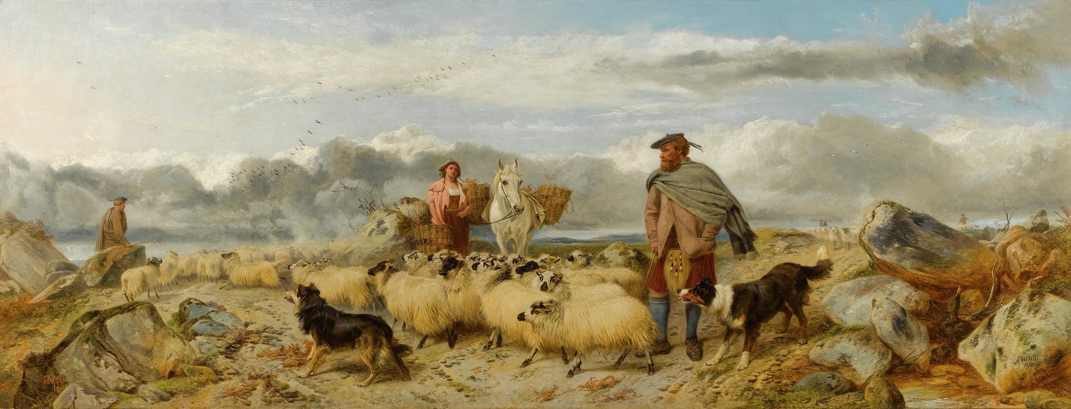 Richard Ansdell - Gathering The Flock