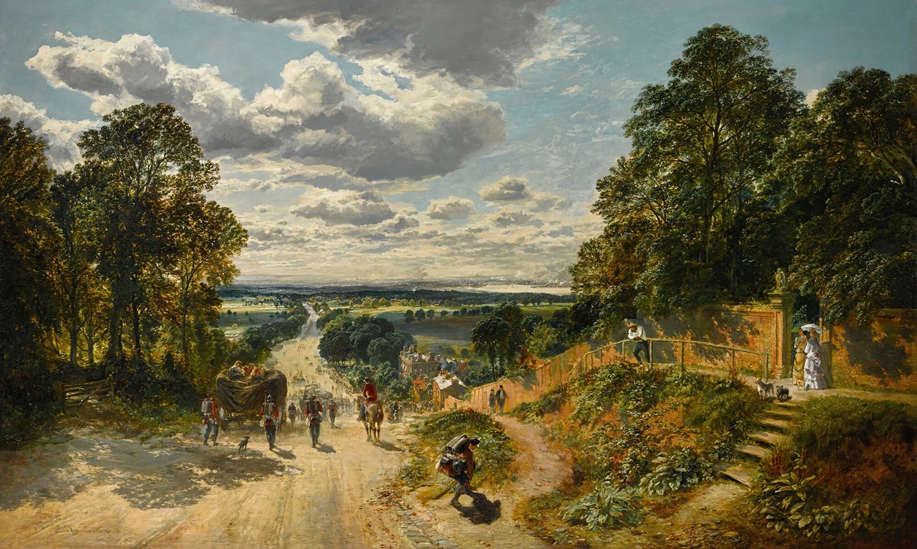 Samuel Bough - London from Shooters Hill