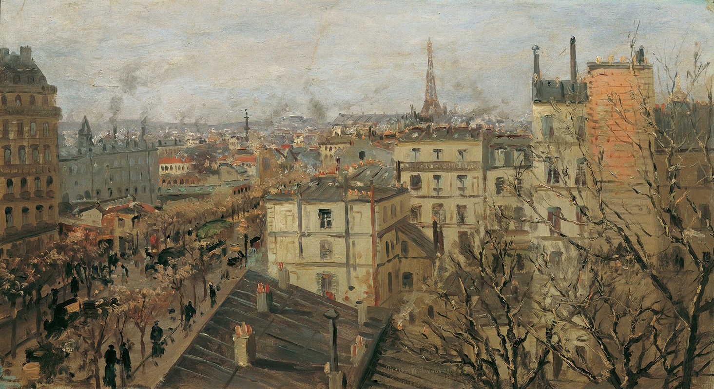 Theodor Von Hörmann - Blick Auf Paris