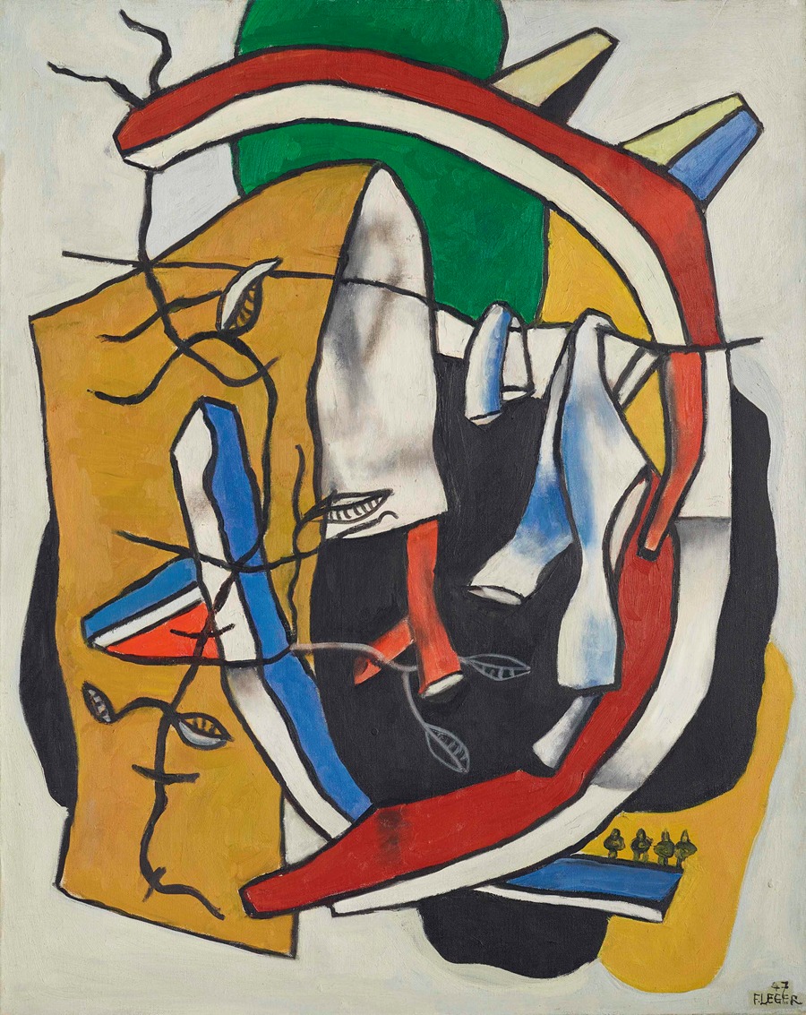 FERNAND LEGER、LA TABLE DANS LE JARDIN The Table In The Garden Artwork By Fernand Léger Oil