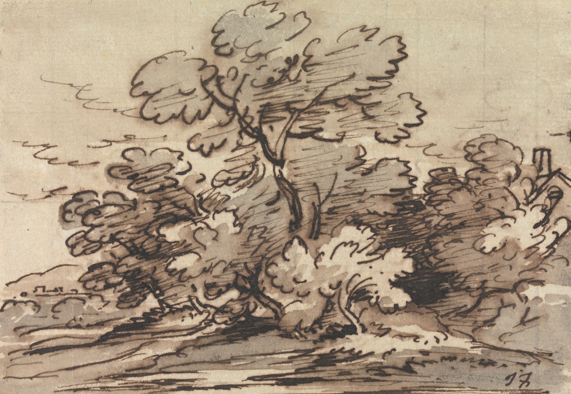 Joseph Farington - A Group of Trees