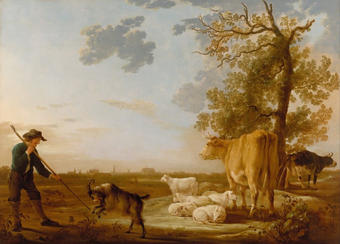 Aelbert Cuyp - Landscape with cattle
