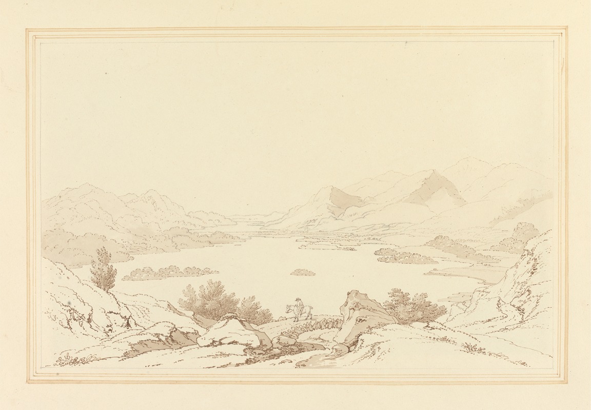 Joseph Farington - General View of Lake of Derwent Water