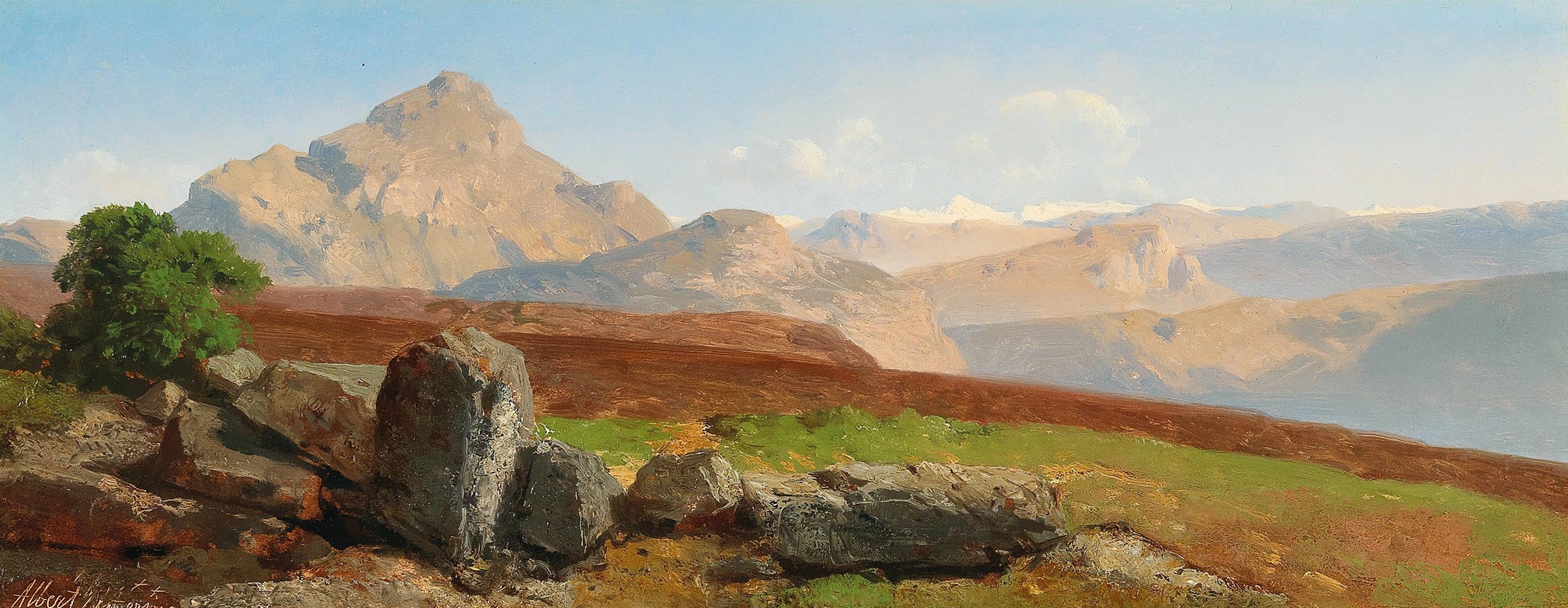 Albert Zimmermann - Mountain Landscape