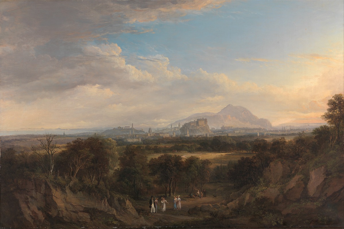 Alexander Nasmyth - A View of Edinburgh from the West