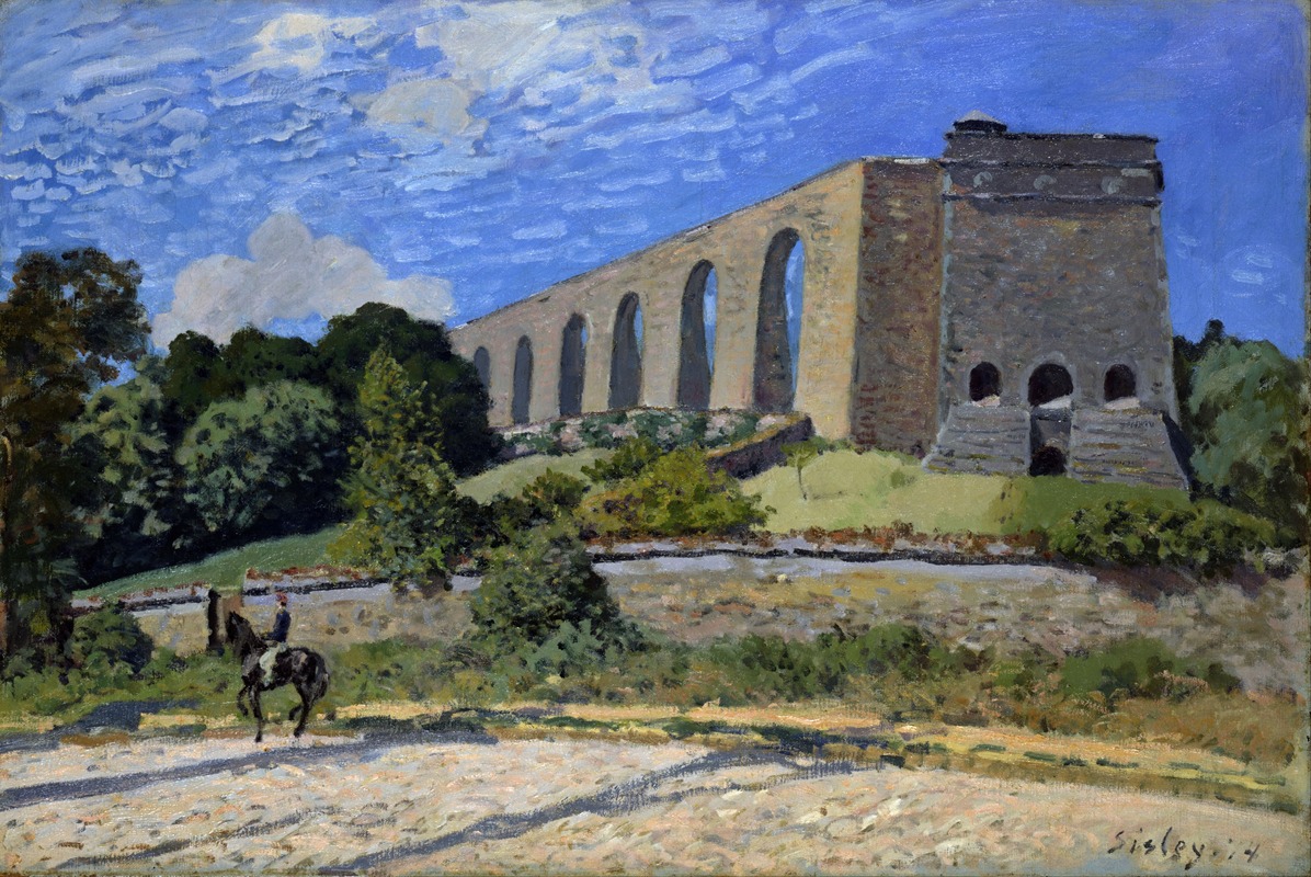 Alfred Sisley - Aqueduct at Marly