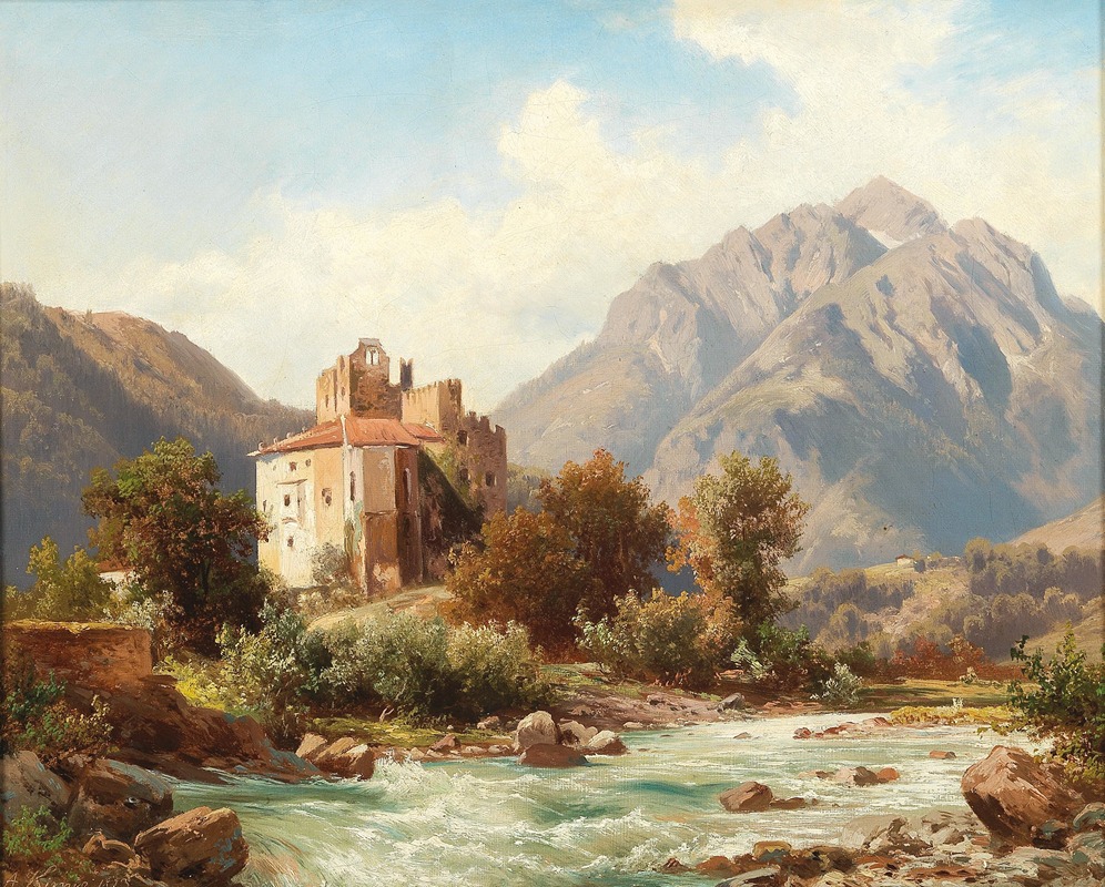 Alois Kirnig - Forst Castle On The Adige Near Merano