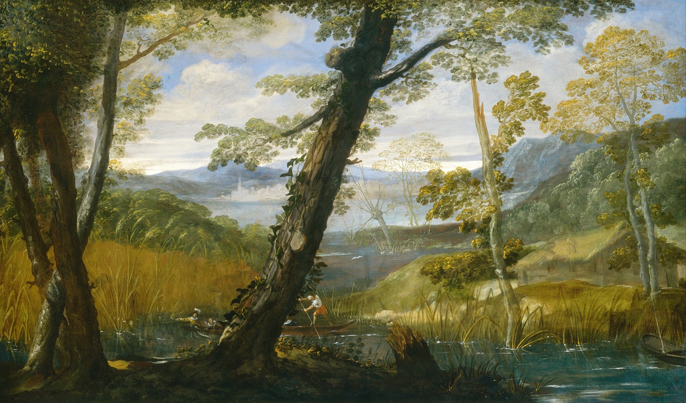 Annibale Carracci - River Landscape
