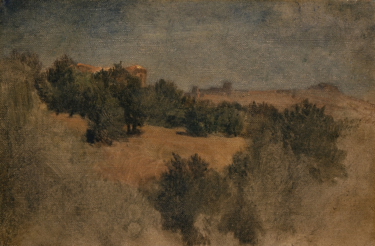 Arnold Böcklin - Landscape near Palestrina