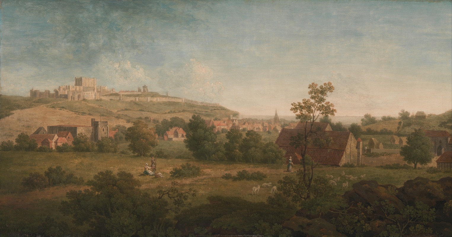 Arthur Nelson - Landscape, with Dover Castle in the Distance