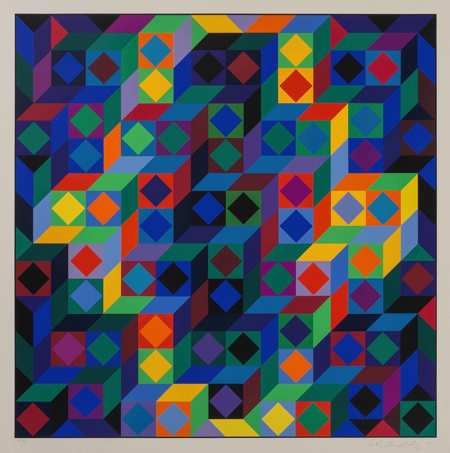 Victor Vasarely - Hommage a L’Hexagone #2