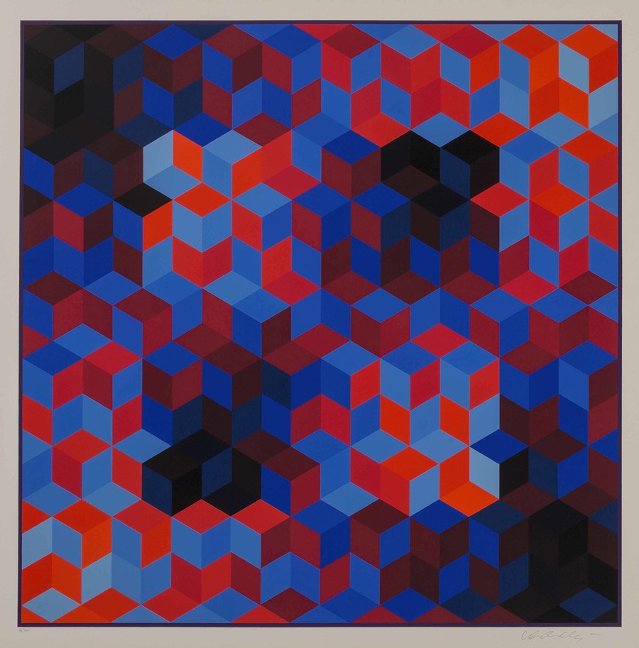 Victor Vasarely - Hommage a L’Hexagone #3