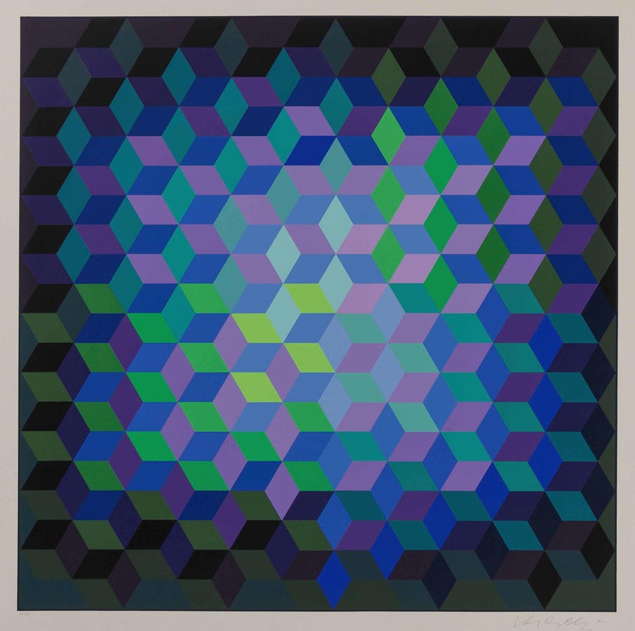 Victor Vasarely - Hommage a L’Hexagone #5