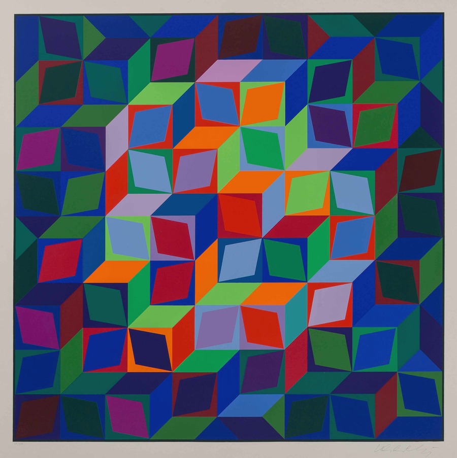 Victor Vasarely - Hommage a L’Hexagone #7
