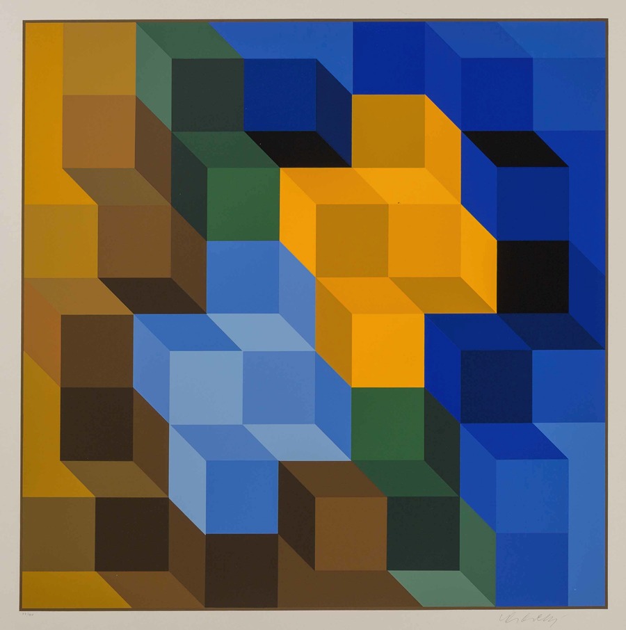 Victor Vasarely - Hommage a L’Hexagone #8